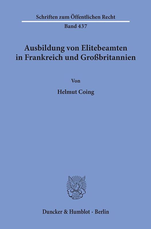 Ausbildung von Elitebeamten in Frankreich und Großbritannien.