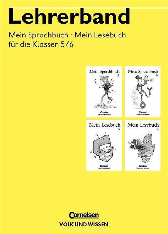 Lehrerband zu Mein Lesebuch und Mein Sprachbuch 5/6