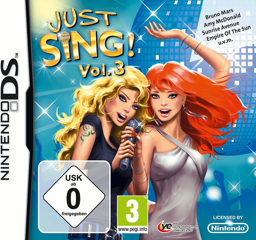 Just Sing! Vol.3 Nintendo DS