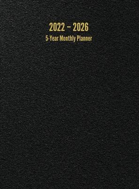 2022 - 2026 5-Year Monthly Planner