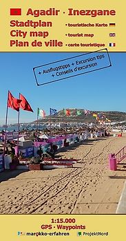 Stadtplan Agadir - Cityplan Inezgane 1:15.000 + Ausflugstipps + GPS-Waypoints