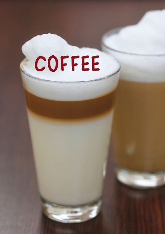 Coffee / UK-Version (Stand-Up Mini Poster DIN A5 Portrait)