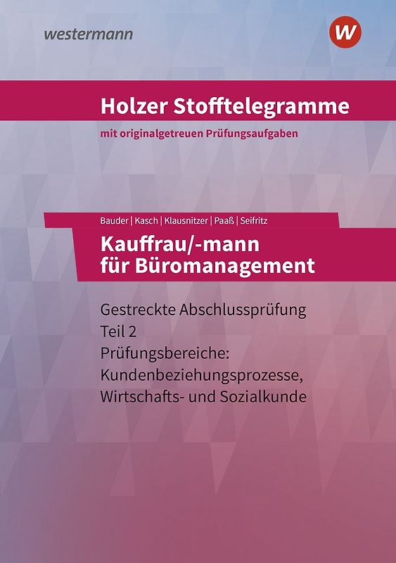 Holzer Stofftelegramme Baden-Württemberg – Kauffrau/-mann für Büromanagement