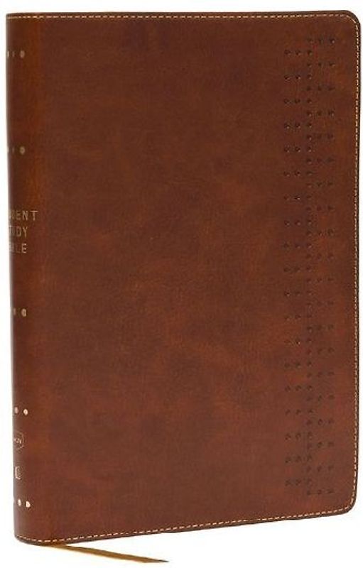 Student Study Bible: A Guide to Knowing and Living God's Word (Nkjv, Brown Leathersoft, Red Letter, Comfort Print)