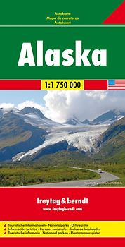 Alaska, Autokarte 1:1.750.000