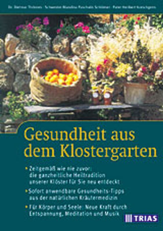Gesundheit aus dem Klostergarten. Zeitgemäss wie nie zuvor: die ganzheitliche Heiltradition unserer Klöster für Sie neu entdeckt. Sofort anwendbare Gesundheits-Tips aus der natürlichen Kräutermedizin. Für Körper und Seele: Neue Kraft durch Entspannung, Meditation und Musik