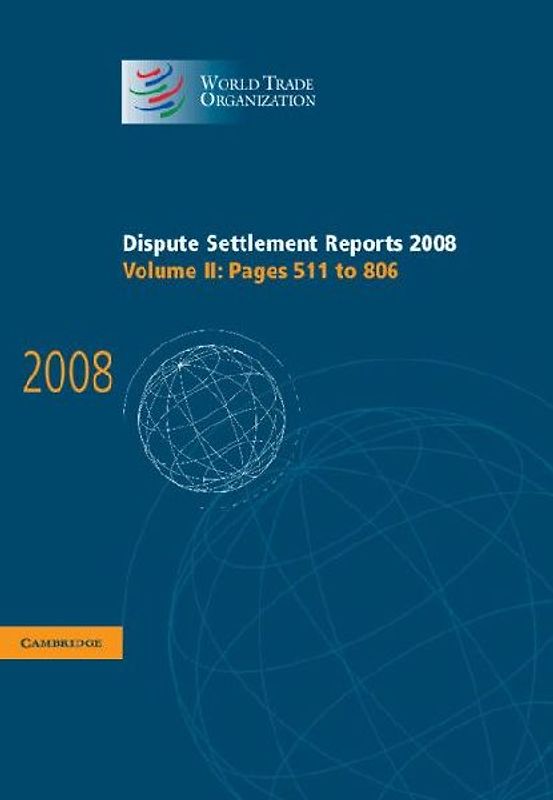 Dispute Settlement Reports 2008