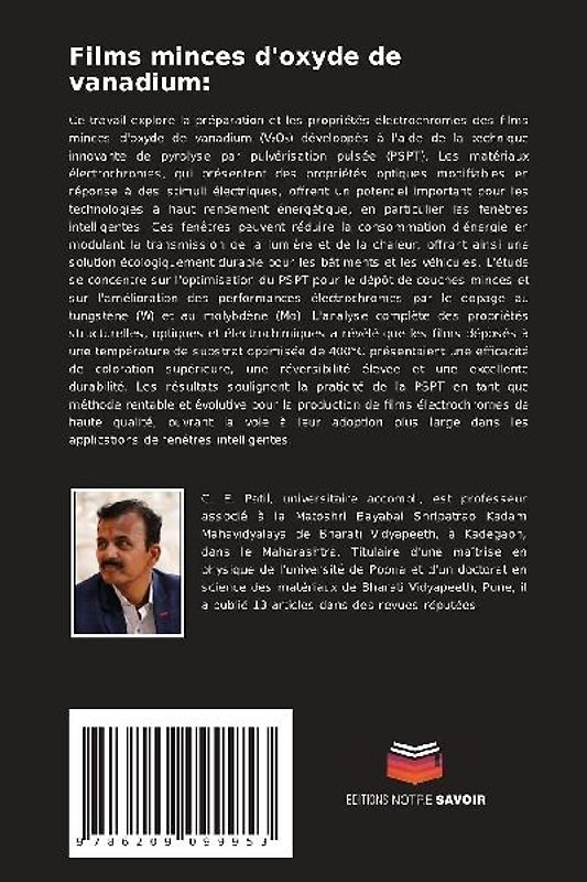 Films minces d'oxyde de vanadium:
