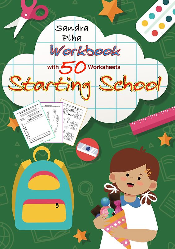 Workbook Starting School with 50 Worksheets