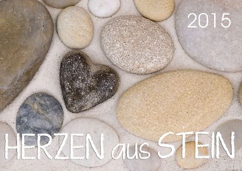 Herzen aus Stein 2015 (Posterbuch DIN A3 quer)