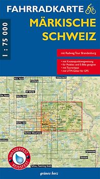 Fahrradkarte Märkische Schweiz