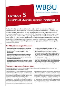Research and Education: Drivers of Transformation