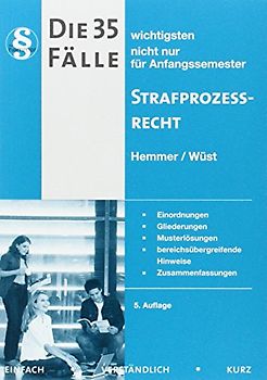 35 Fälle Strafprozessrecht