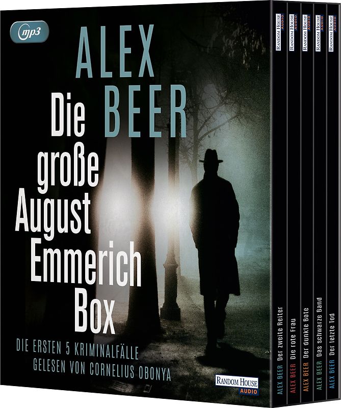 Die große August Emmerich Box - Der zweite Reiter - Die rote Frau - Der dunkle Bote - Das schwarze Band - Der letzte Tod