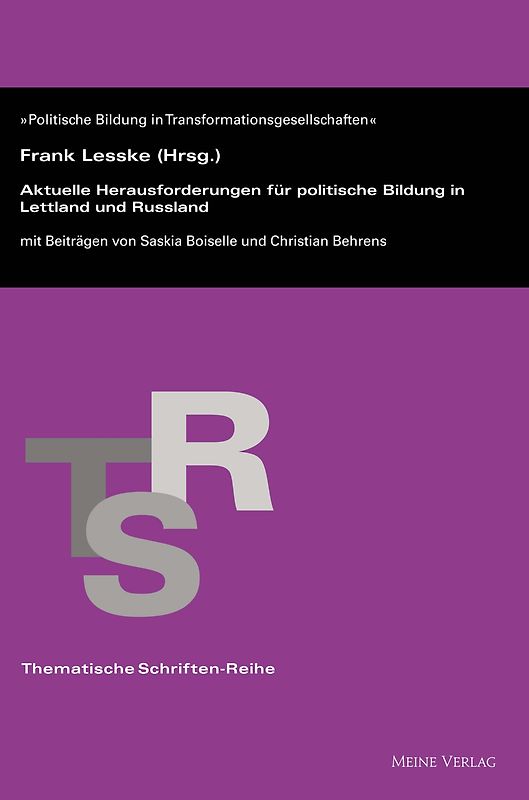 Aktuelle Herausforderungen für politische Bildung in Lettland und Russland