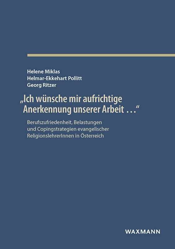 „Ich wünsche mir aufrichtige Anerkennung unserer Arbeit …“