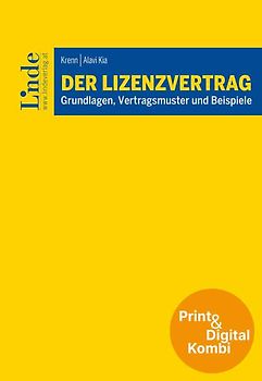 Der Lizenzvertrag (Kombi Print&digital)