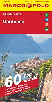 MARCO POLO Freizeitkarte 117 Gardasee 1:100.000