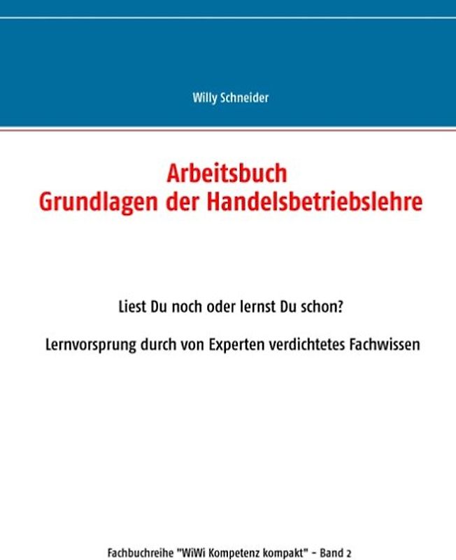 Arbeitsbuch Grundlagen der Handelsbetriebslehre