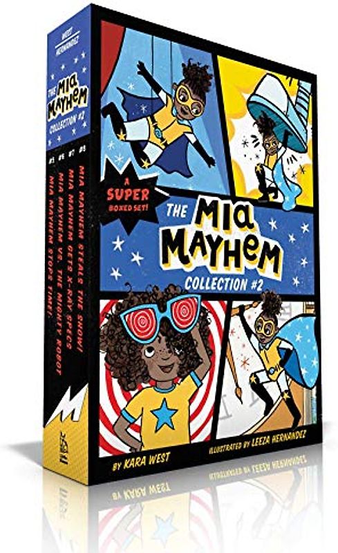 The Mia Mayhem Collection #2 (Boxed Set): Mia Mayhem Stops Time!; Mia Mayhem vs. the Mighty Robot; Mia Mayhem Gets X-Ray Specs; Mia Mayhem Steals the Show!