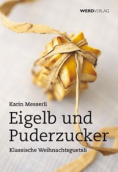 Eigelb und Puderzucker