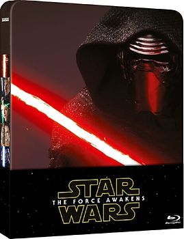 Star Wars: Episode VII - The Force Awakens [2 Discs, Limited Edition, Steelbook, Import] Blu-ray Disc