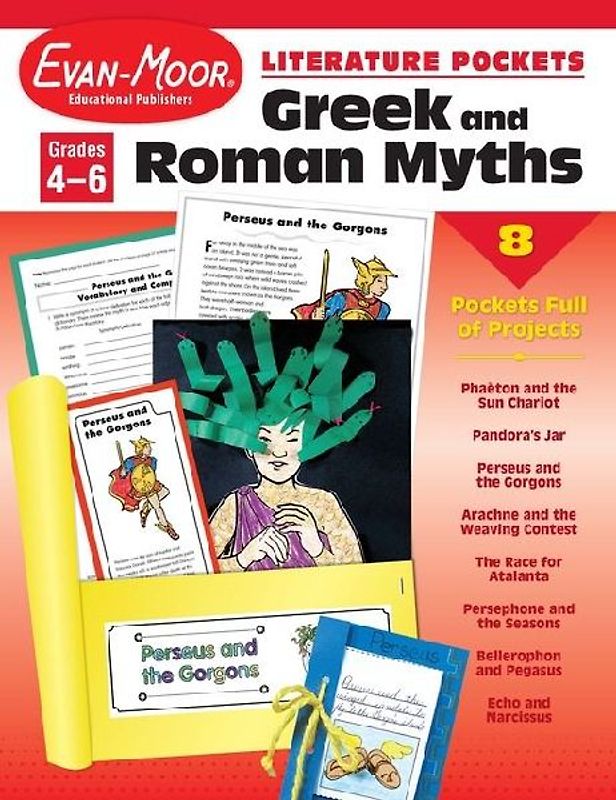 Literature Pockets: Greek & Roman Myths, Grade 4 - 6 Teacher Resource