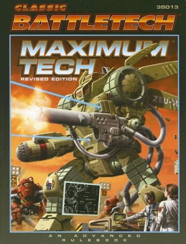 CBT Classic Ballte Tech Maximum Tech Revised Edition. An advance Rulebook (Classic Battletech)