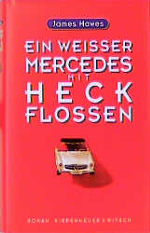 Ein weisser Mercedes mit Heckflossen