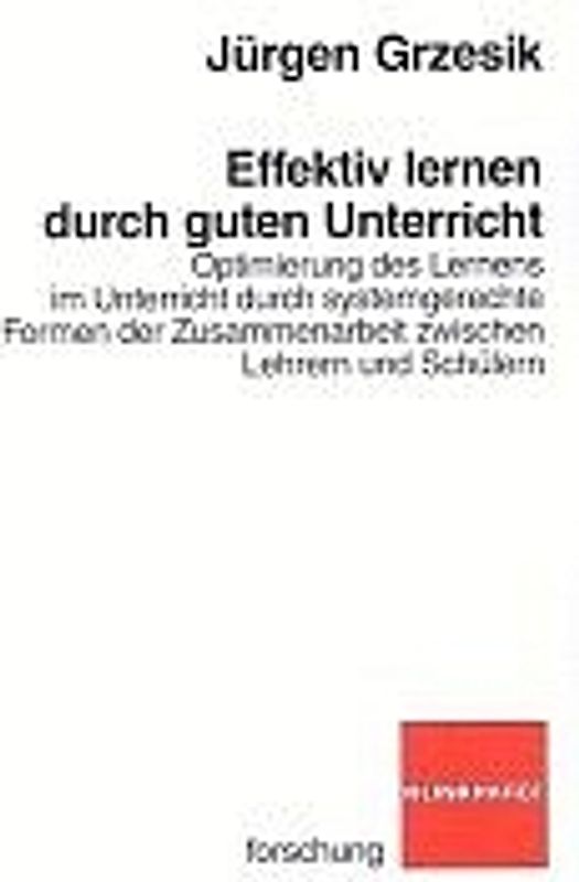 Effektiv lernen durch guten Unterricht