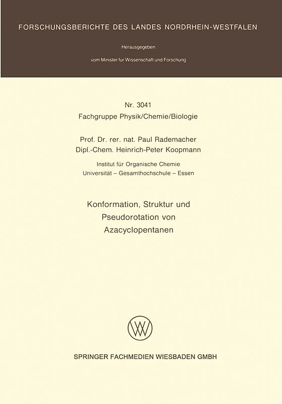 Konformation, Struktur und Pseudorotation von Azacyclopentanen