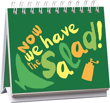 Now we have the salad!