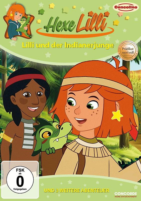 Hexe Lilli - Lilli und der Indianerjunge und 3 weitere Abenteuer DVD
