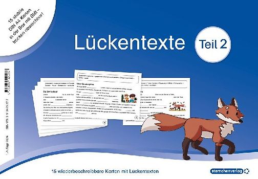 Lückentexte Teil 2 - für die 2. und 3. Klasse