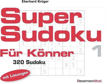 Supersudoku für Könner 1 (5 Exemplare à 3,99 €)