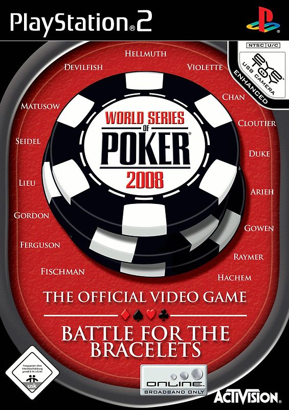 World Series of Poker 2008 Battle for the Bracelets PlayStation 2