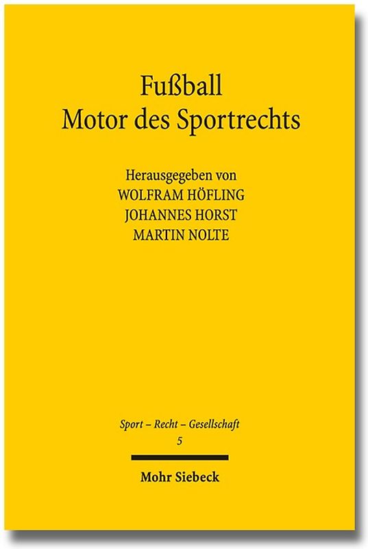 Fußball - Motor des Sportrechts