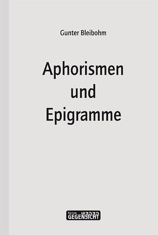 Aphorismen und Epigramme