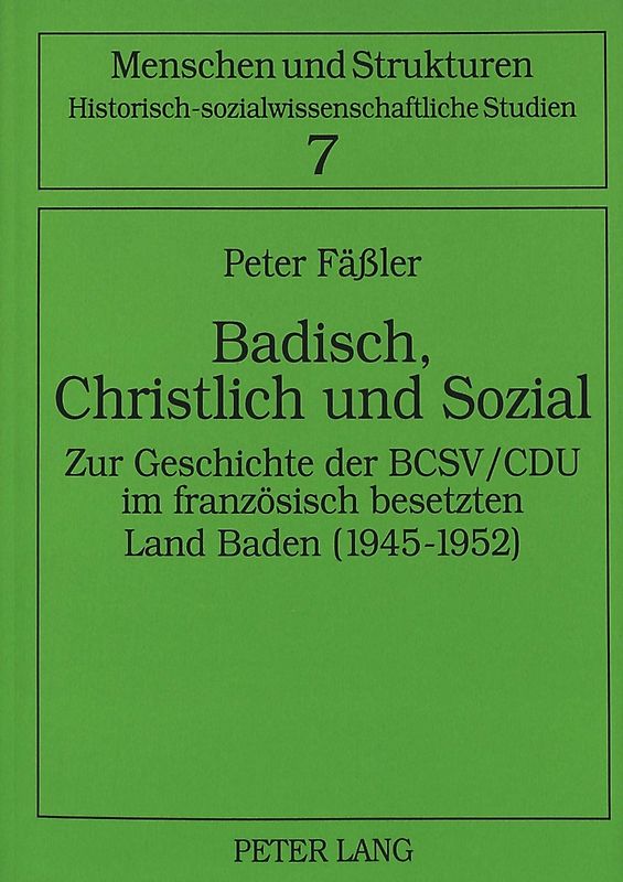 Badisch, Christlich und Sozial