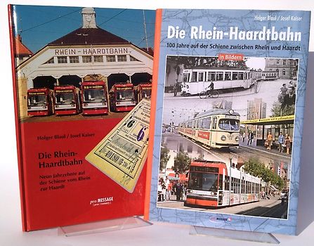Geschichte der Rhein-Haardtbahn. 2 Bände im Schuber