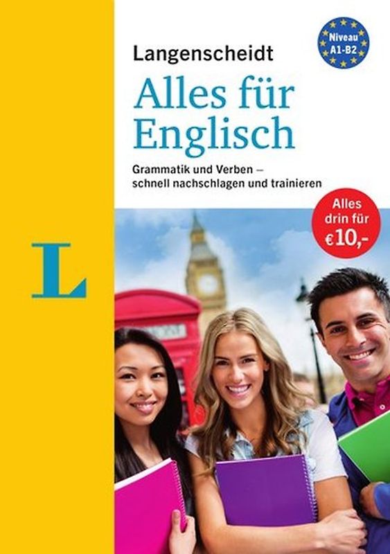 Langenscheidt Alles für Englisch - "3 in 1": Kurzgrammatik, Grammatiktraining und Verbtabellen