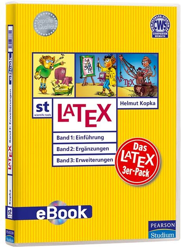 LaTEX I-III - eBooks auf 3 CD-ROMs. Alle drei Bände komplett als eBook
