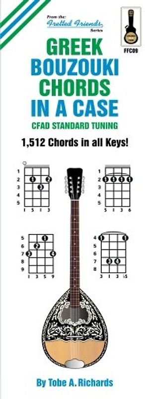 Greek Bouzouki Chords In A Case: CFAD Standard Tuning (Fretted Friends Chords In A Case Series)