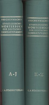 Etymologisches Wörterbuch der Deutschen Familiennamen