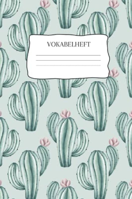 Vokabelheft: Vokabelheft, 60 Seiten mit je 3 Spalten, A5