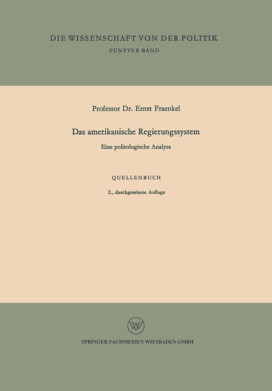Das amerikanische Regierungssystem