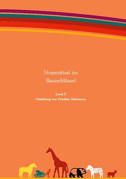 Notenrätsel im Bassschlüssel