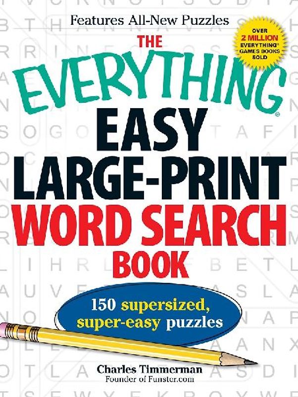 The Everything Easy Large-Print Word Search Book