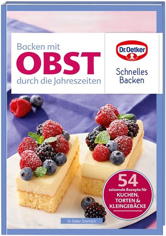 Backen mit Obst durch die Jahreszeiten