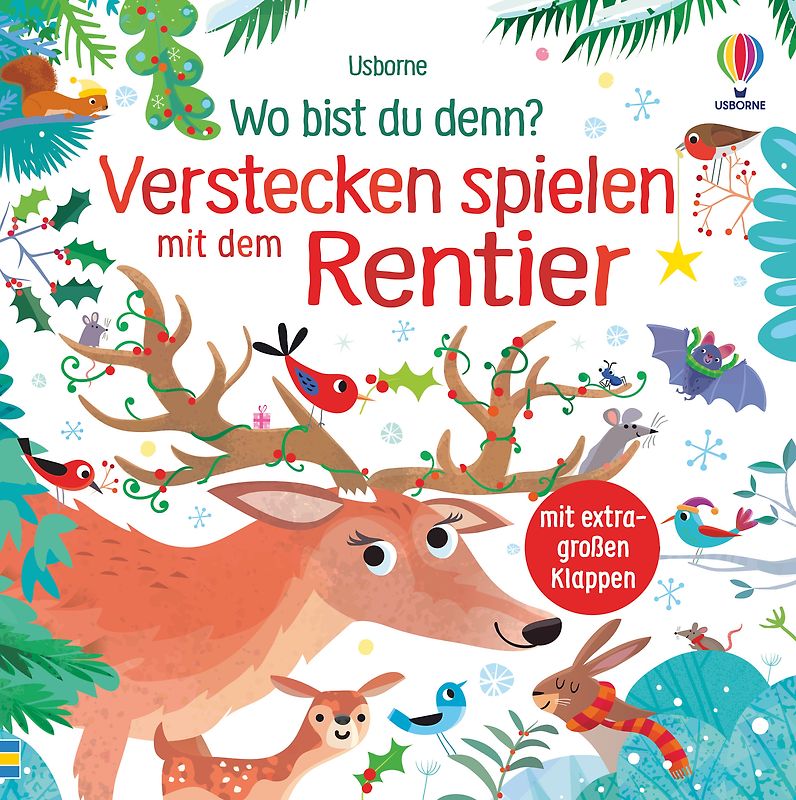 Wo bist du denn? Verstecken spielen mit dem Rentier
